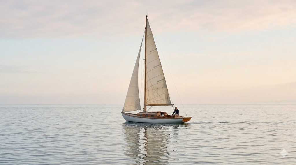Segelboot als Symbol für Datensouveränität und Unabhängigkeit